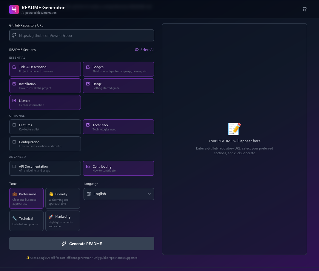 ReadmeGenerator